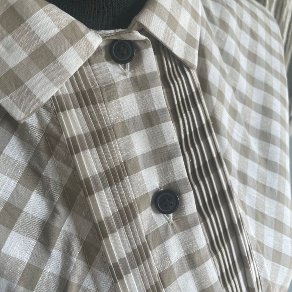 Carven White & Black Gingham Eyelet Dress - Picture 11 of 11